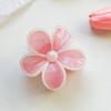 Hair Claw Flower Shape Stable Grip Glossy Shark Hair Clip Half-Tied Hair Ponytail Updo Hair Claw Hair Accessories
