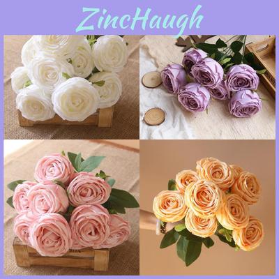 Rose Wall Decor Artificial Flowers For Wedding Home Photography With Silk Material
