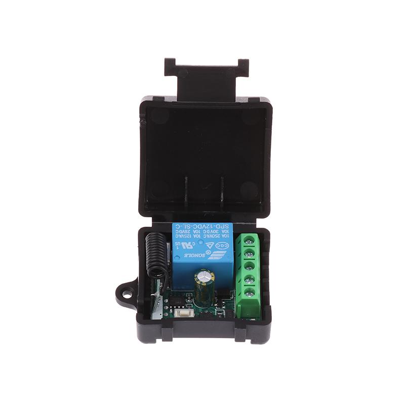 Universal Gate Remote Control Switch Dc 12V Rf 433 Mhz Asking Code Relay Receiver Diy Mini Module For Garage Door Led Lighting
