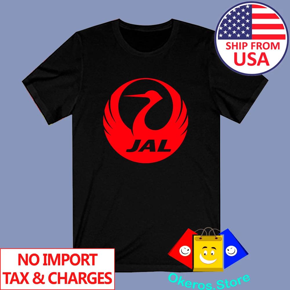 JAL Japan Airlines Swan Men s Black Size S to 3XL S