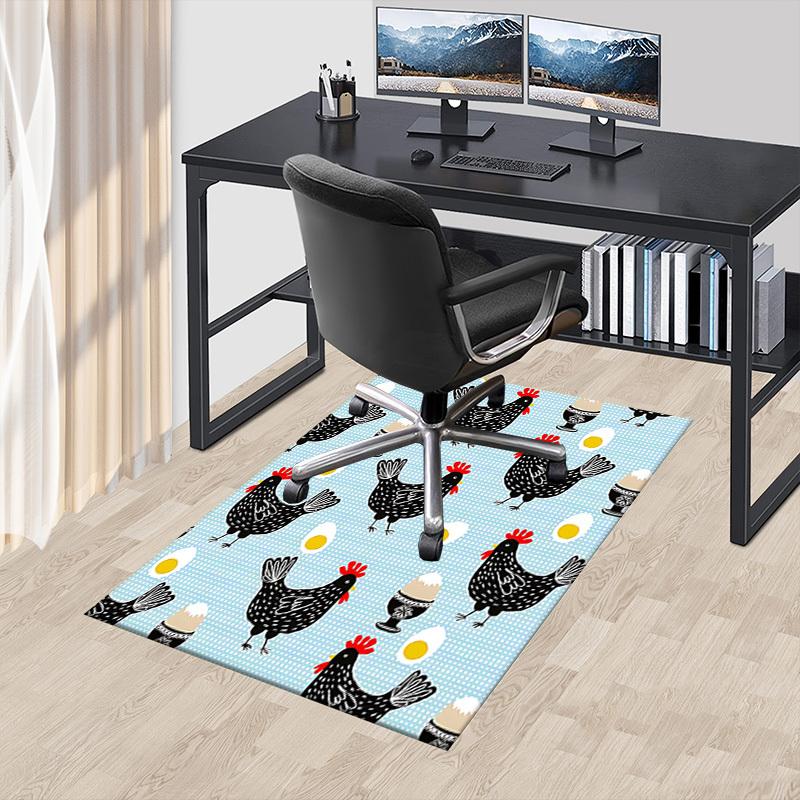 1PC Chicken Egg Extra Large Non-Slip Floor carpet, Office, family, bedroom, Studio - Large Area Rug Indoor Rugs, Vibrant Colors-A278