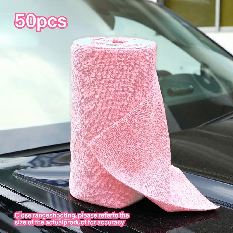 1000cm Microfiber Cleaning Towel Roll, Extra Large Reusable Hand-Tear Dust Rags for Car Washing, Home and Kitchen Cleaning