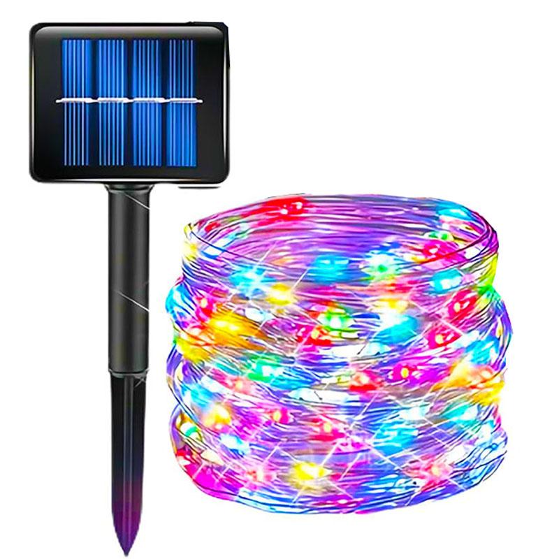 

8 режимов светодиодный солнечный свет уличная лампа гирлянды для праздника Рождества водонепроницаемые гирлянды сад гирлянда 50led 6m