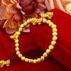 Pixiu Gold Color Brave Troops Beads Jewelry Accessories Chinese Style Bead DIY Making Accessories