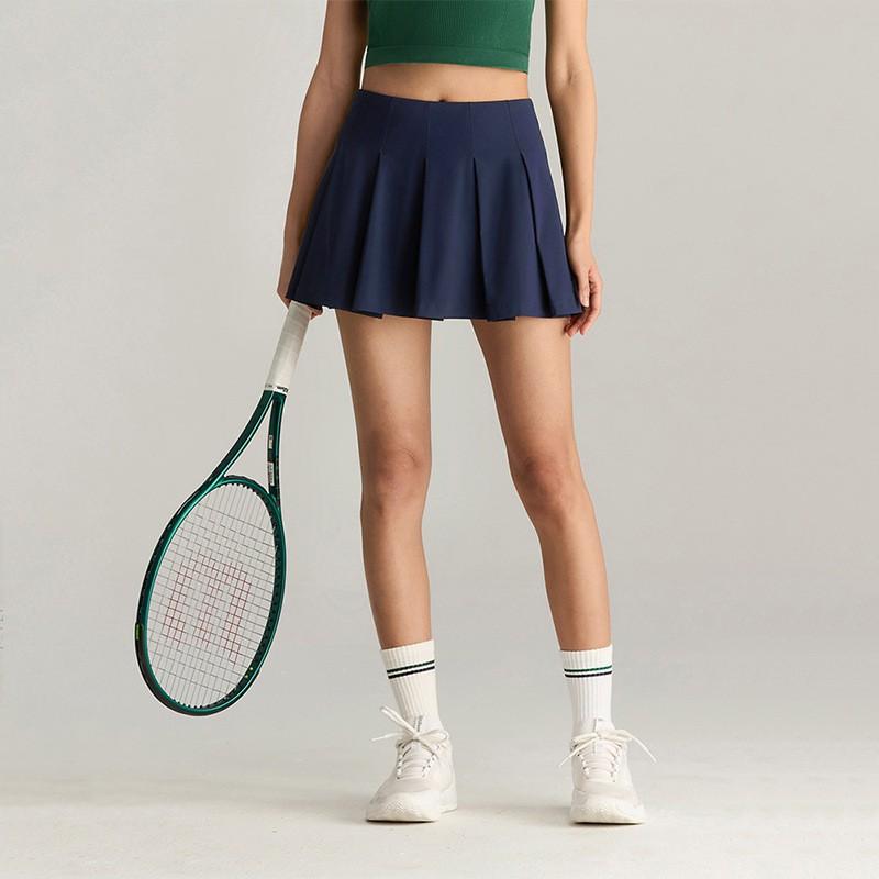 Womens Yoga Skort With Built-in Shorts Stretchy Tennis Skirt Gym Pilates Badminton Slim Fit Quick-Dry