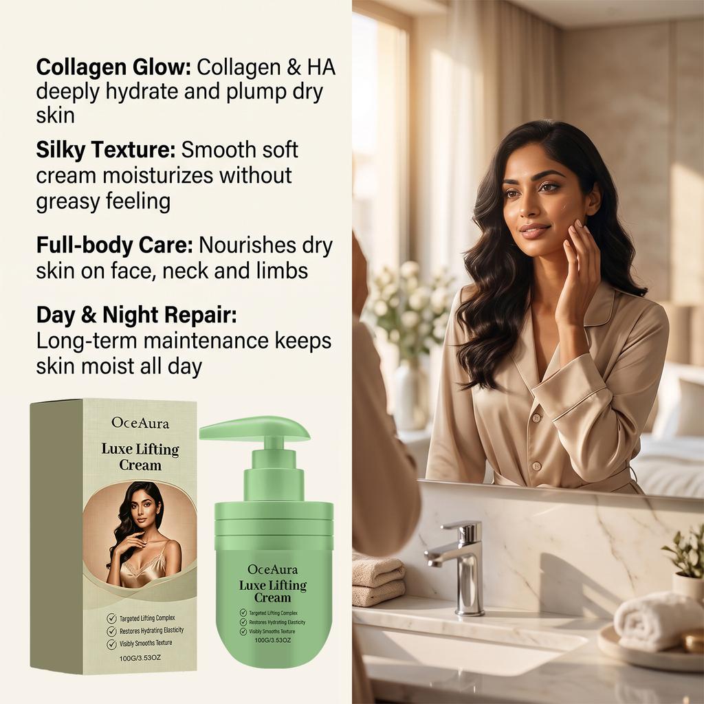 OCEAURA Day and Night Care Cream Facial and Body Moisturizing Cream