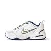 Air Monarch 4 Slip Resistant Abrasion Resistant Low Top Chunky Sneakers Unisex White Yellow 415445-102(Team354-)