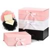 Magnetic Gift Box Kit With Lafite Grass And Greeting Cards Multiple Color Sizes Party Valentine's Day Gifts Folding Box TMZ