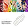 240pcs False Toenails Full Cover Multipurpose Glossy   Fake Toenails Full Cover for Home Nail Salon