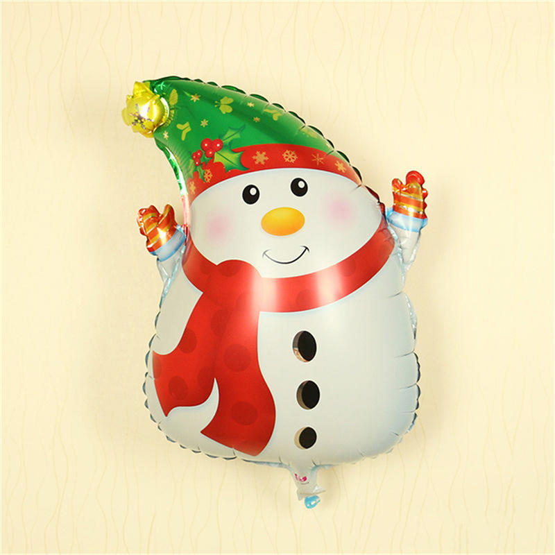 1pc Xmas Snowman Aluminum Foil Balloon Christmas Party Decoration Merry Xmas