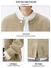 Men's Retro Color Block Cardigan Sweater, Autumn-Winter Casual Knitwear