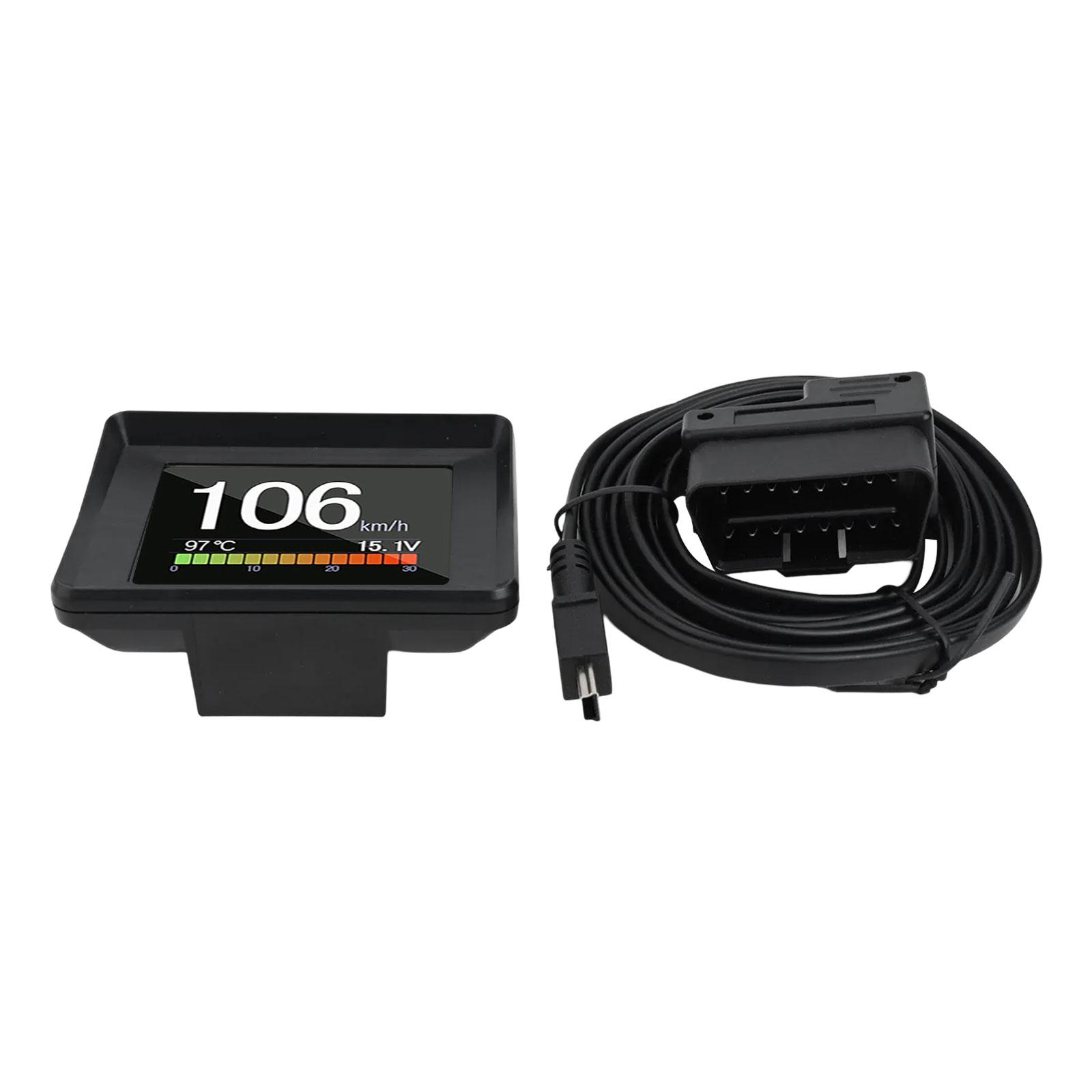 

12V Fuel Consumption Gauge Wear-resistant Engine Temperature Alarm Fatigue Driving Reminder Fully Sealed Design China Mainland