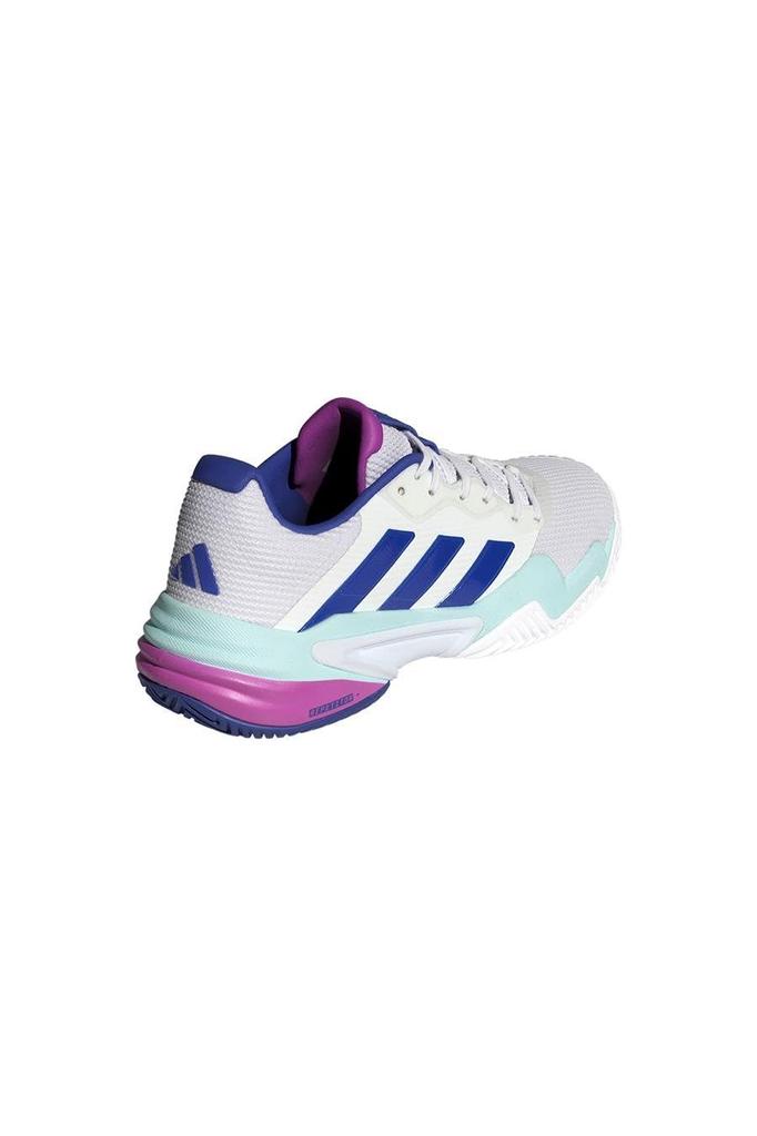 Tennis Shoes Barricade 13 Tennis LZR24 Footwear Aqua Cm [Adidas] White/Lucid Blue/Semi-Flash (IF9129) 25.5