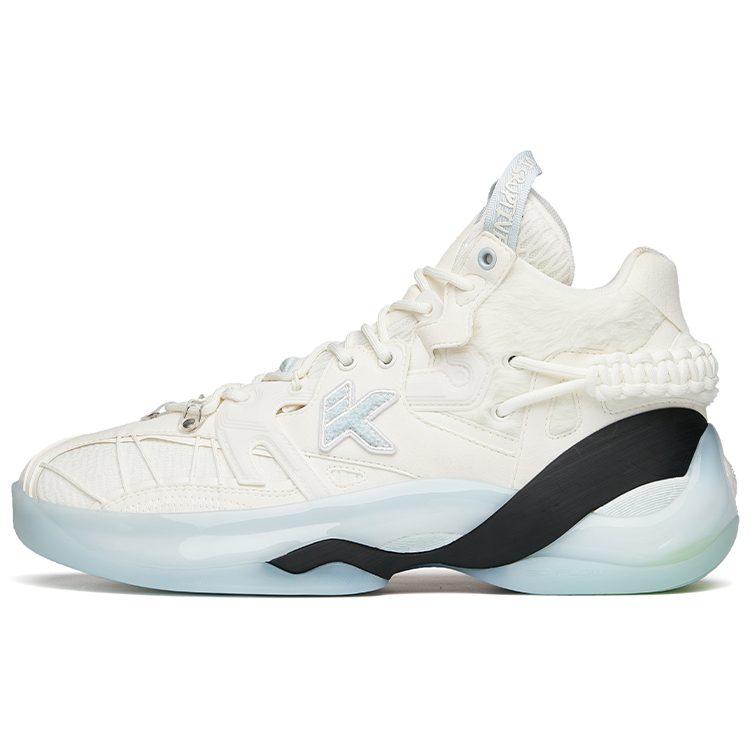 Anta KT7 Textile, Synthetic Leather, TPU Cushioning Slip Resistant Abrasion Resistant Coverage High Top 912331115-1
