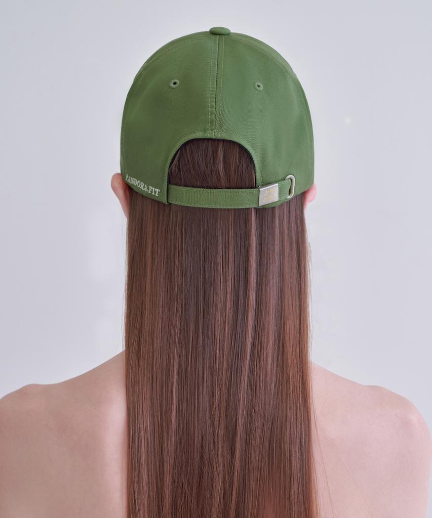 PANDORAFIT Basic Logo Ball Cap Khaki