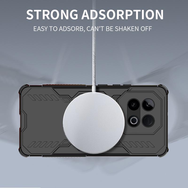 KEYSION Hollow Heat Dissipation Case for IQOO Z10 Turbo Pro Magnetic Cooling Shockproof Phone Cover for for for IQOO Z10 Turbo