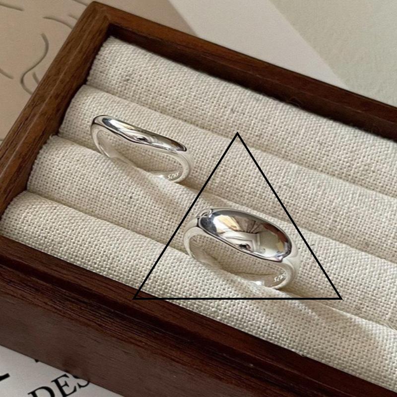 PANJBJ 925 Sterling Silver Unique Lines Ring for Women Jewelry Finger Adjustable Open Vintage For Party Birthday Gift Dropship