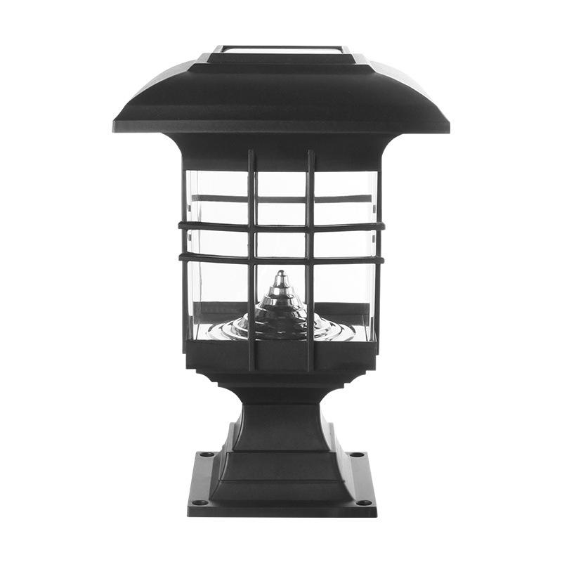 Solar Outdoor Decorative Post & Wall Light, Rainproof, Dual-Purpose for Fences, Villas, Courtyards, and Lawns