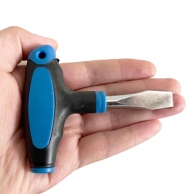1/4 3/8 Flat Head Screwdriver With T-Handle Grip For Quick Release Plate Camera Tripod & Monopod Slotted Screwdriver Hand Tools