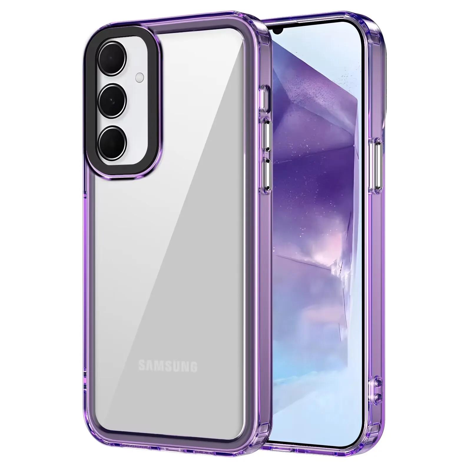 

Роскошный прозрачный противоударный защитный чехол для Samsung Galaxy A56 A55 A54 A53 A36 A35 A34 A26 A25 A16 A15 A14 4G 5G Galaxy A14 5G