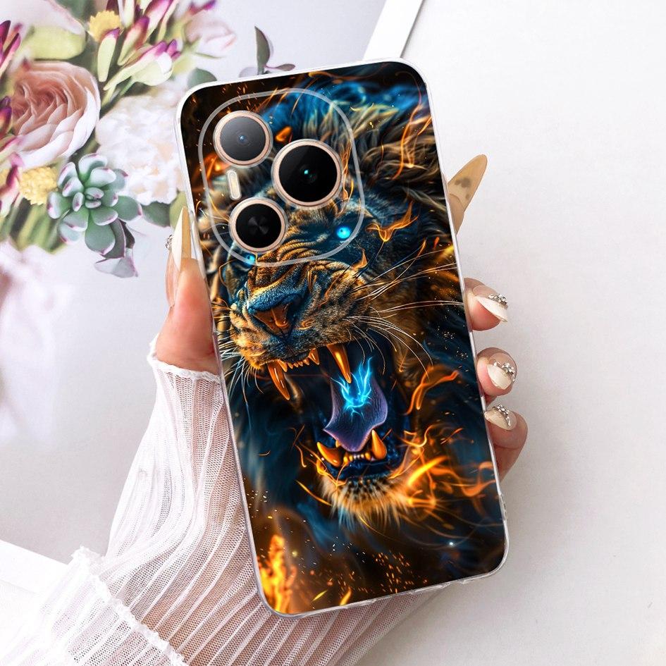 For Honor Power 5G Case DVD-AN80 DVD-AN00 Shockproof Cover Fashion Flower Marble Soft Silicone Fundas For Honor Power 2025 Coque