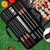 ZISIZ Outdoor BBQ Skewer & Fork Set