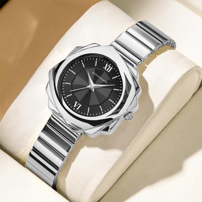 Fashion Casual Quartz Watch Student Simple Personality Design Outdoor Waterproof Wristwatch for Women