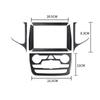 For 2014-2018 Jeep Grand Cherokee Carbon Fiber GPS Navigation Panel Trim Sticker