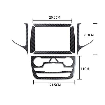 Kohlefaser GPS Navigationspanel Abdeckung Zierleiste Für Jeep Grand Cherokee 2014-2018