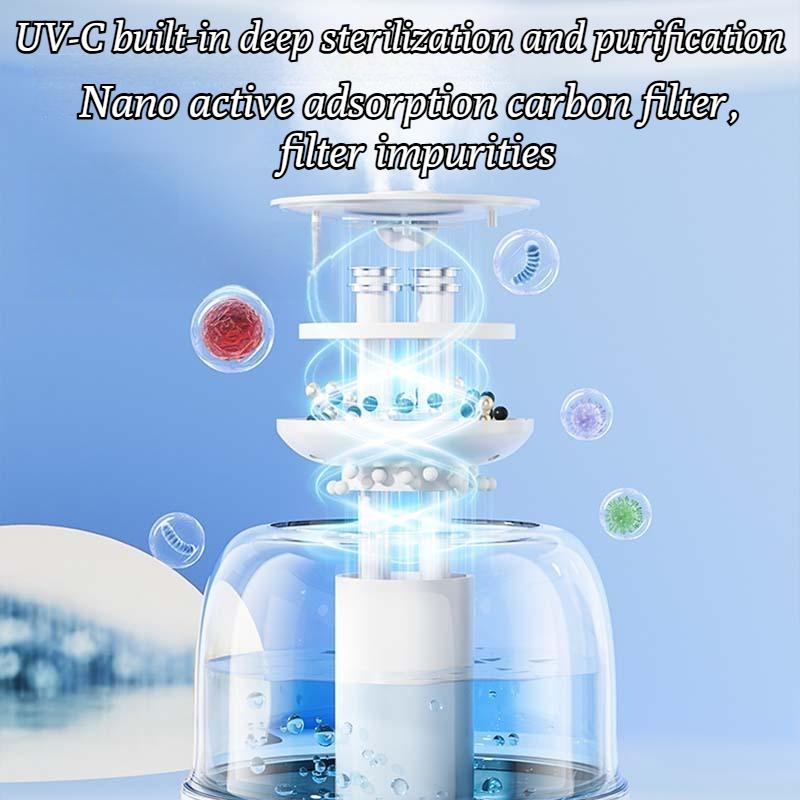 New 4L Large Capacity Humidifier USB Double Spray Low Noise Household Bedroom Office Aroma Diffuser with Night Light
