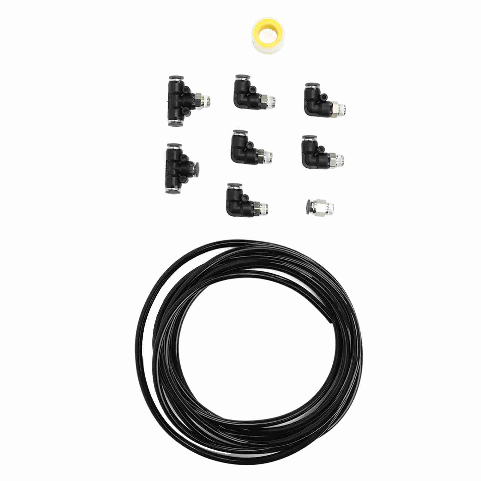 

10шт турбо вакуумный фитинг комплект 180psi гибкий легкий прочный устойчивый к перегибам замена для чёрный