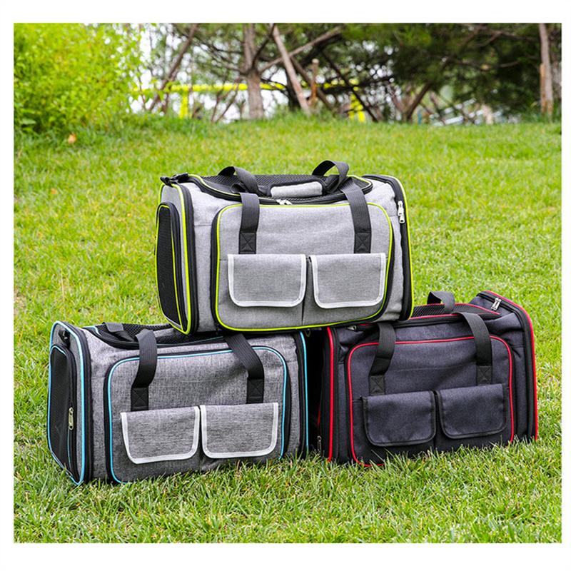 Cat Bags Can Be Folded To Expand The Pet Bag. Portable Car Pet Handbag Breathable Dog Bag.