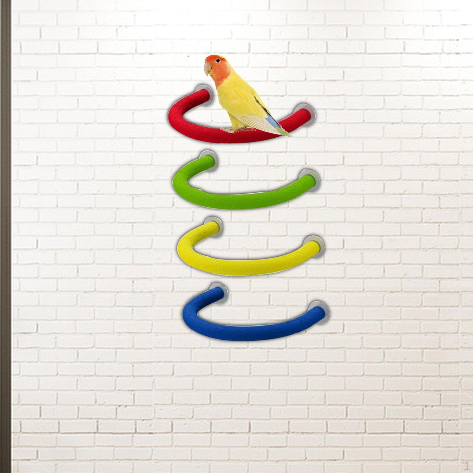 

4x Подставка для птичьих жердочек Игрушка Деревянные ветки для лазанья Клетка Ветки Жердочки для конур