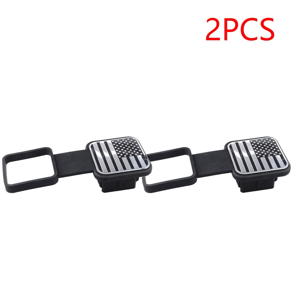 1-5PCS Trailer Hitch Receiver Cover Tow Hitch Decorative Covers Durable Rubber Plug Cover 2 Inch Universal Plug Tube Cap