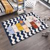 Hopscotch Games Rug with Gifts Design Non-slip rug suitable for living room and bedroom sofas.