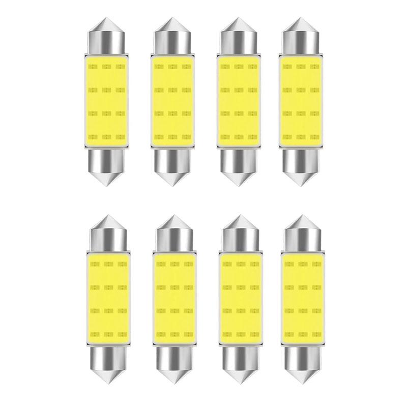 C5W LED Bulb Festoon 31mm 36mm 39mm 41mm 12V 7000K White Car Interior Dome Reading Light Trunk License Plate Lights