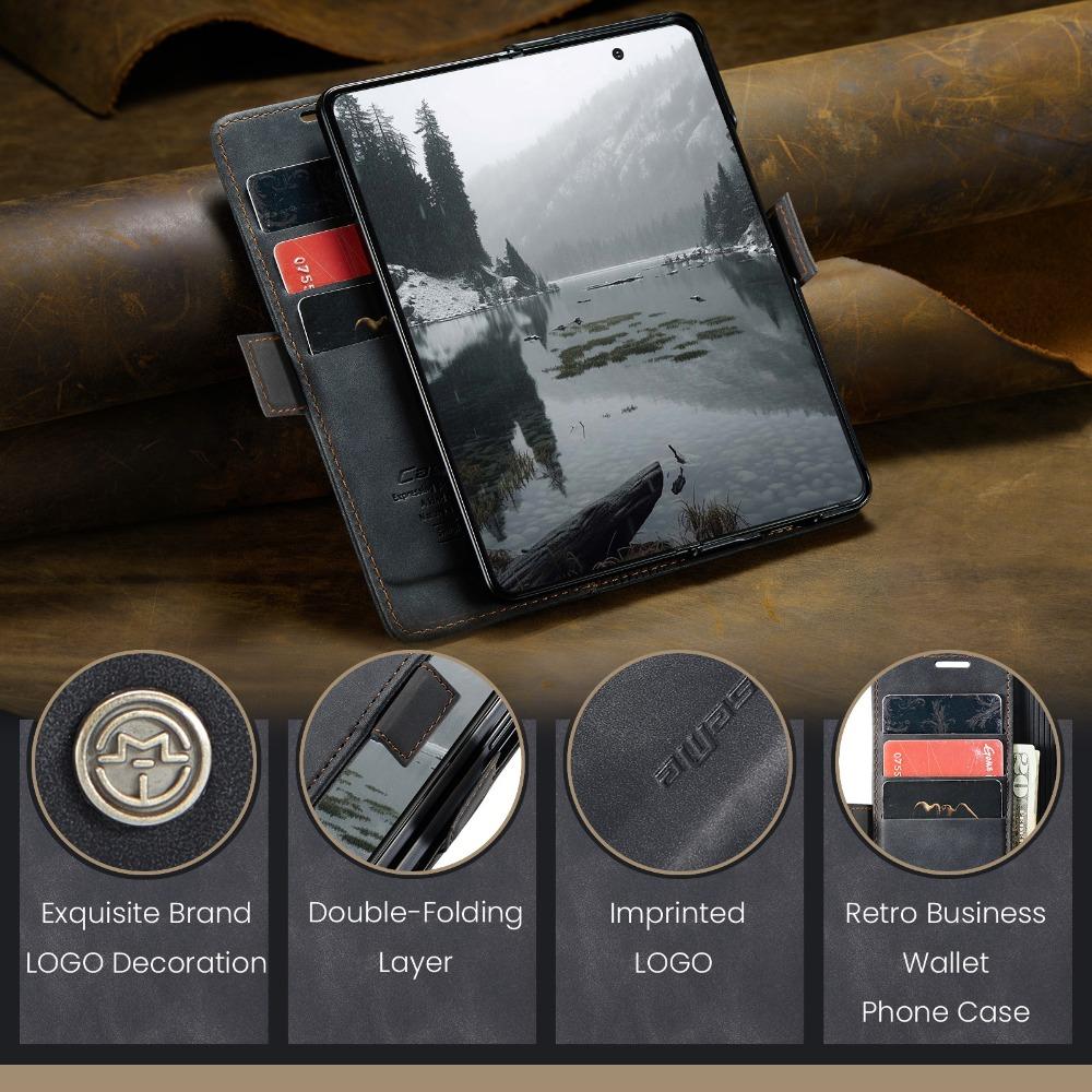 For Samsung Galaxy Z Fold 7 5G 2025 Flip Case Leather Card Wallet Book Coque Samsung Z Fold7 Case Z Fold7 Fold 6 5 4 Magnet Capa