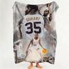 Athlete K Kevin D Durant Throw Flannel Throw Blanket Suitable for Sofa Living Room Bedroom