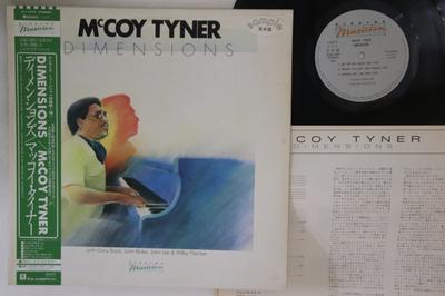 LP Record MCCOY TYNER  Dimensions P11474PROMO ELEKTRA MUSICIA 1984 Japan Obi Jazz Used