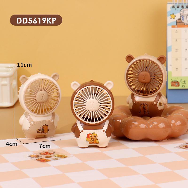 Cartoon USB Handheld Mini Fan: Portable Electric Fan for Kids, Students, and Gifts