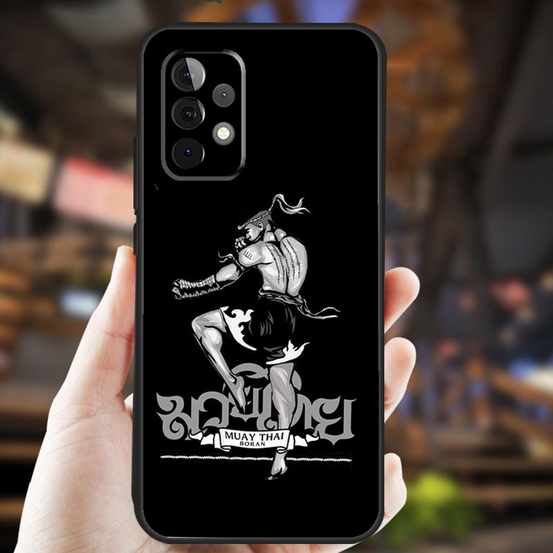 Muay Thai Kampfsport Hülle Für Samsung Galaxy A15 A35 A55 A53 A33 A13 A36 A56 A26 A16 A22 A32 A52 A54 A34 A05 A06
