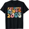 Awesome Since 2005 19th Birthday Retro Gifts Born In 2005 T-Shirt