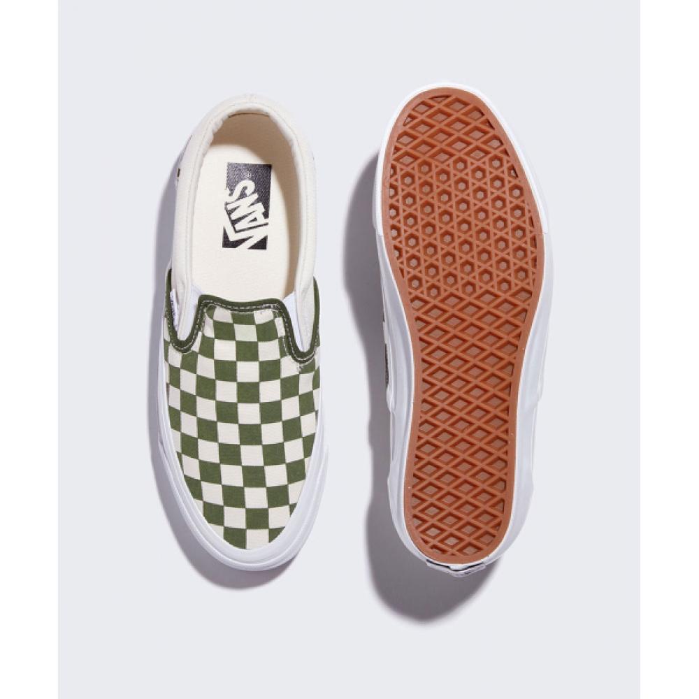 Vans Premium Classic Slip On 98 Lx    Checkerboard  Grape Leaf Vn000d5akcz1