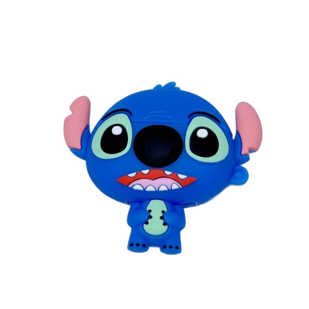 Cute 3D Stitch AirPods Pro Apple Bluetooth earphone case compatible with 1/1/1 Gen cartoon protective covers