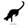 Halloween Cat Door Topper Door Frame Decor Decorative Black Cat Door Corner Decor Creative Door Right Angle Sign for Home Office