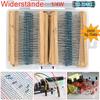 2600Pcs Metal Film Resistor Assortment Kits 1Ohm-10MOhm 130 Values Resistor Kits for Projects Experiments Easy To Use