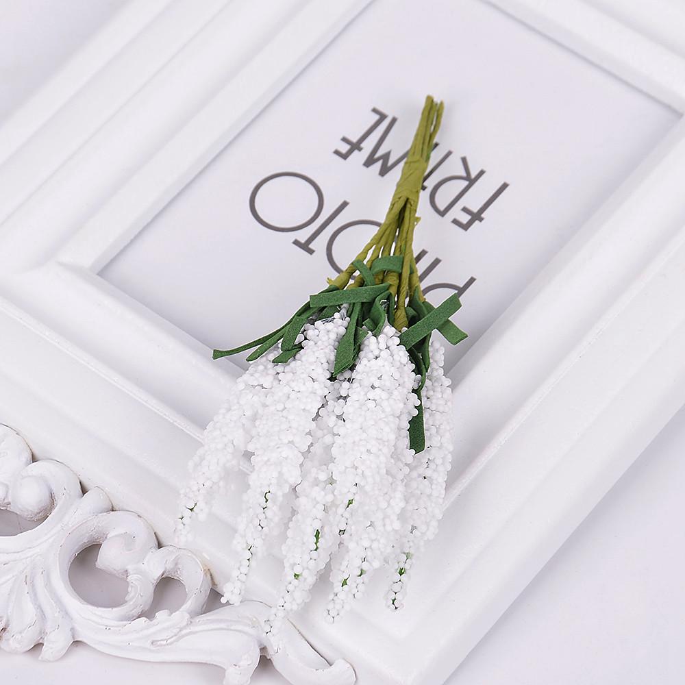20PCs/lot Lavender Artificial Flowers Bouquet PE Foam Fake Flowers For Vase Home Room Decor DIY Wreath Wedding Decorations 2025