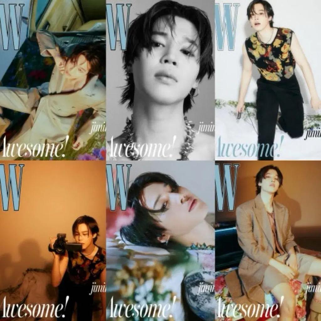 [USED] BTS (Bangtan Boys) Jimin (JIMIN Park Jimin) W Korea Hana ~46 Days of Miracles~ Magazine 6 Types Bundle