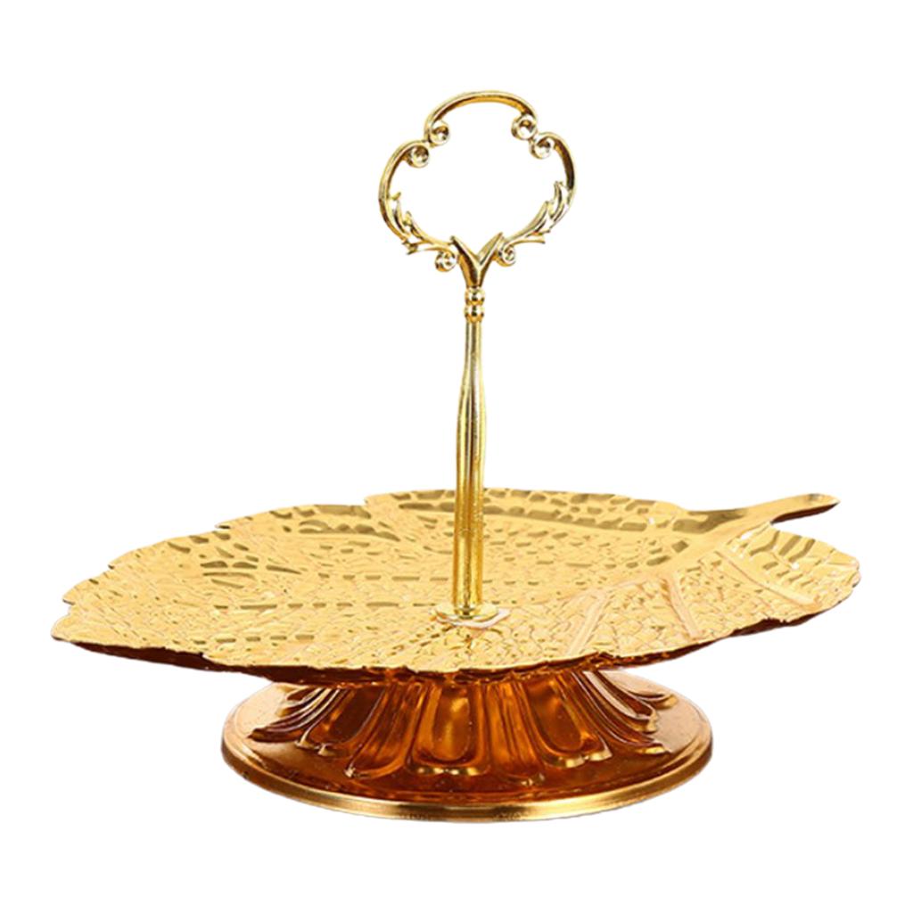 Cupcake-Ständer im europäischen Stil, zweistöckig, goldfarben, Statue, Obst-/Süßigkeiten-Ausstellungsturm, Ausstellungshalter für Weihnachten, Teeparty, Zubehör für Zuhause