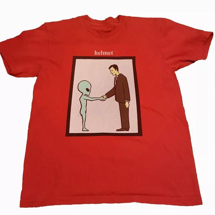 Vintage Helmet Band Cotton Shirt Unisex Concert S to 5XL DO410 Unisex T-Shirt S